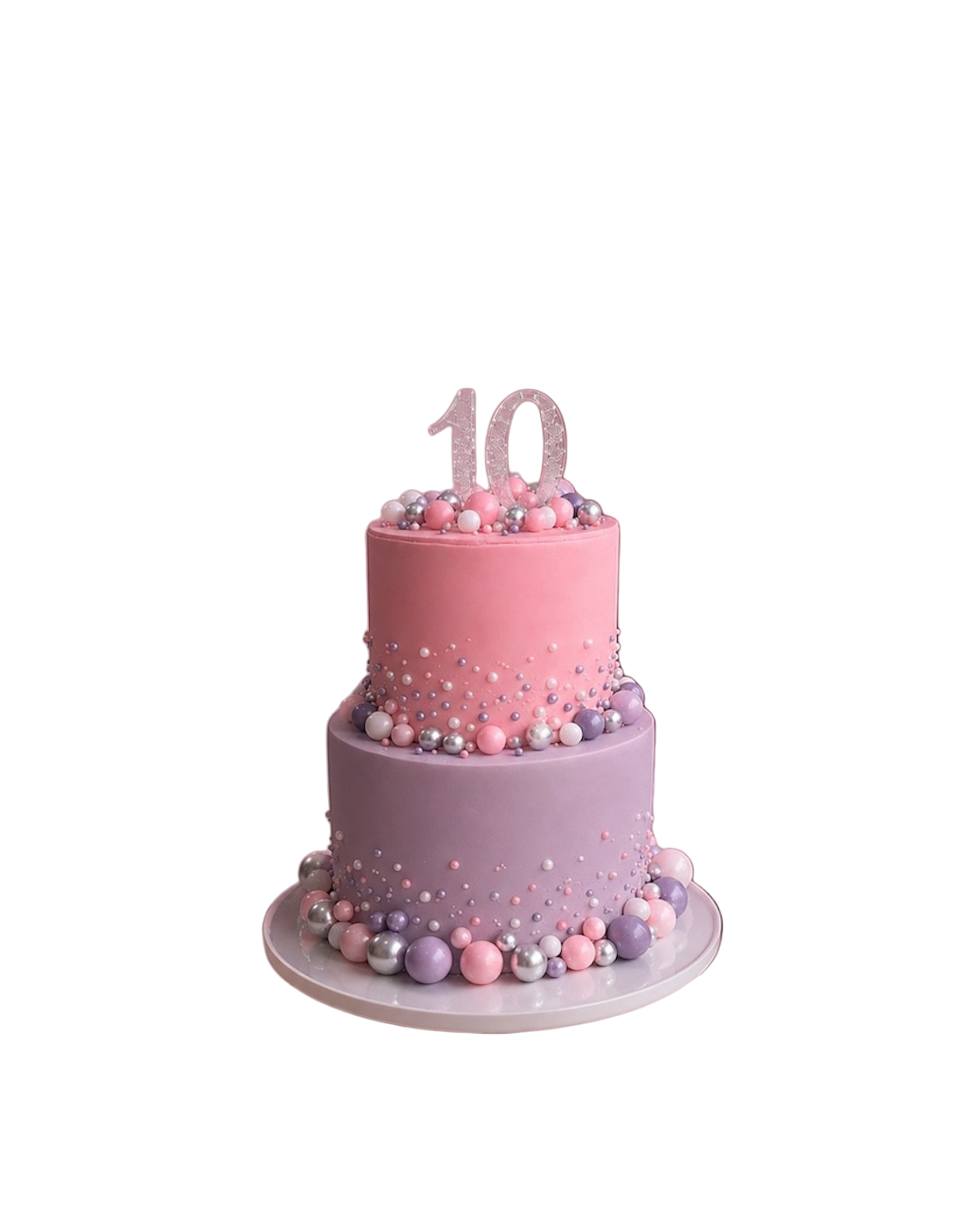 Glitter & Bubbles Cake