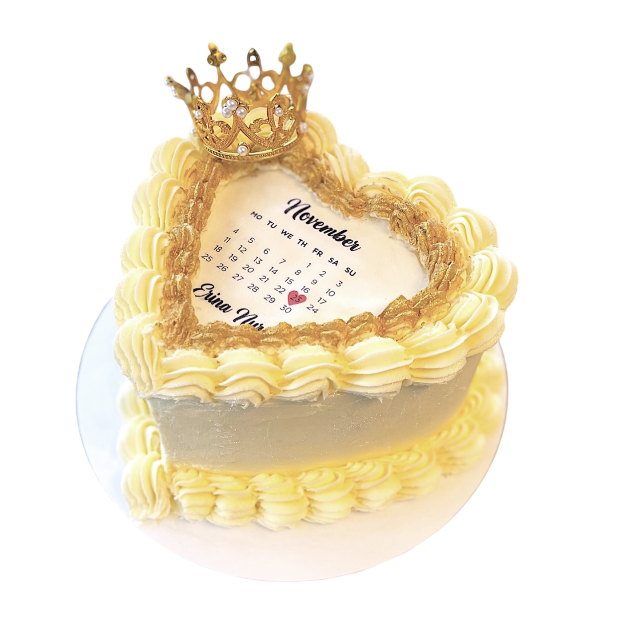 Vintage Calendar Cake