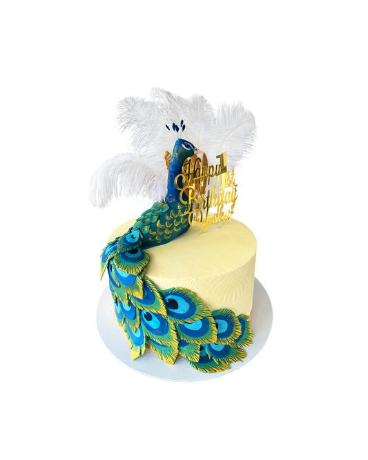 Peacock Feathers Cake