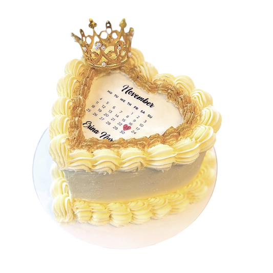 Vintage Calendar Cake